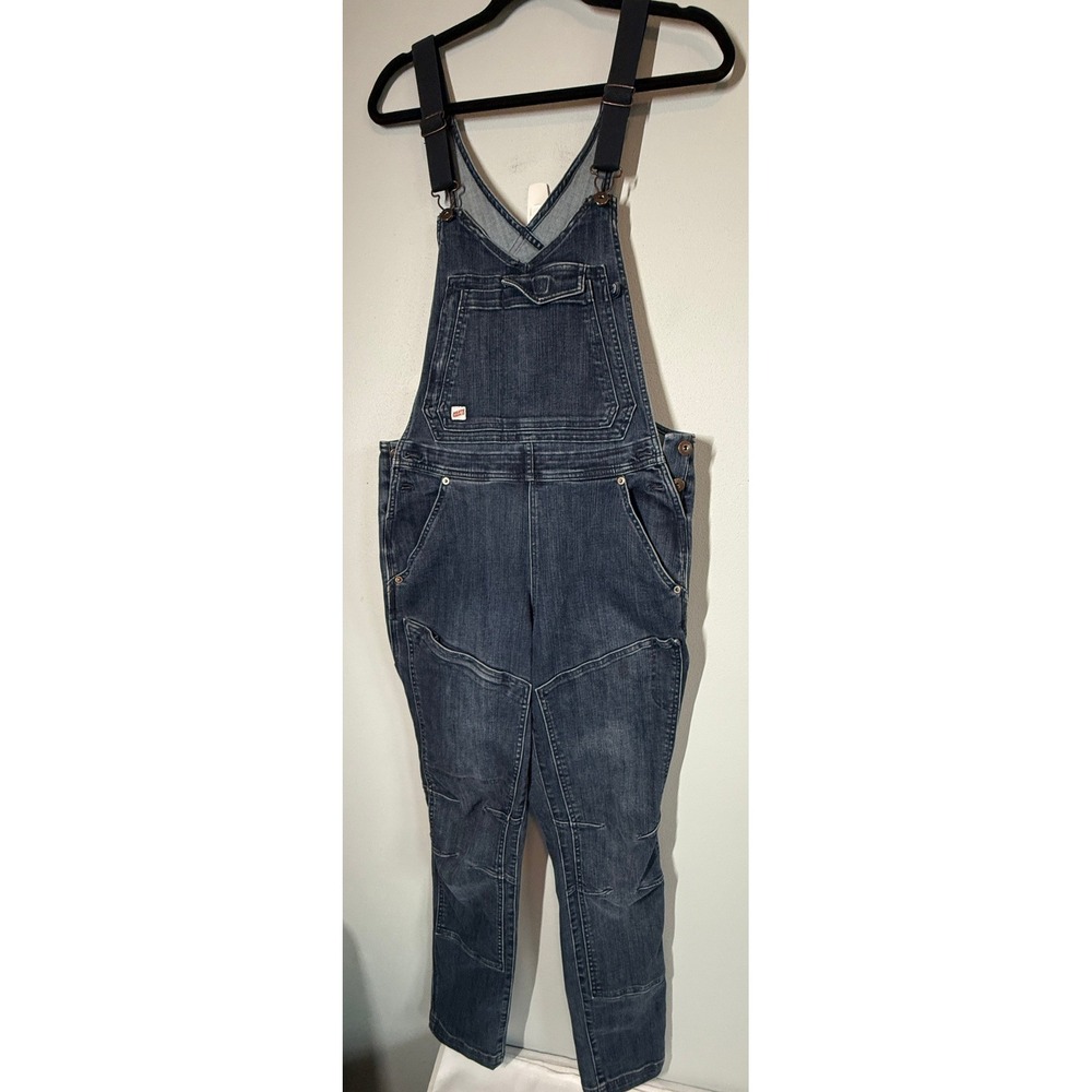 Duluth Trading Co Women Overalls Bib Sz 10 Gardening Workwear Utility Homestead